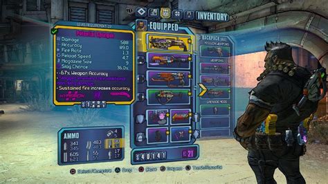 Unlocking weapon slots in Borderlands 2 .